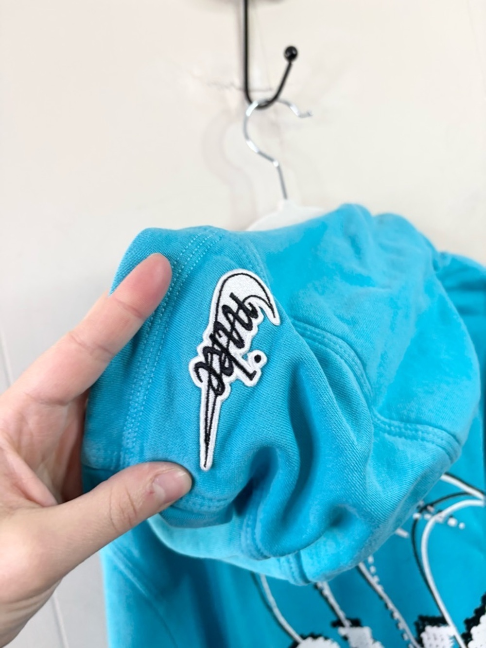 Nike blue pullover hoodie sweatshirt logo graphic size XL youth unisex - Picture 6 of 7